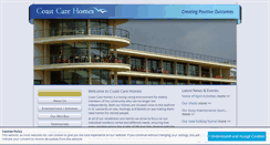 Desktop Screenshot of coastcarehomes.co.uk